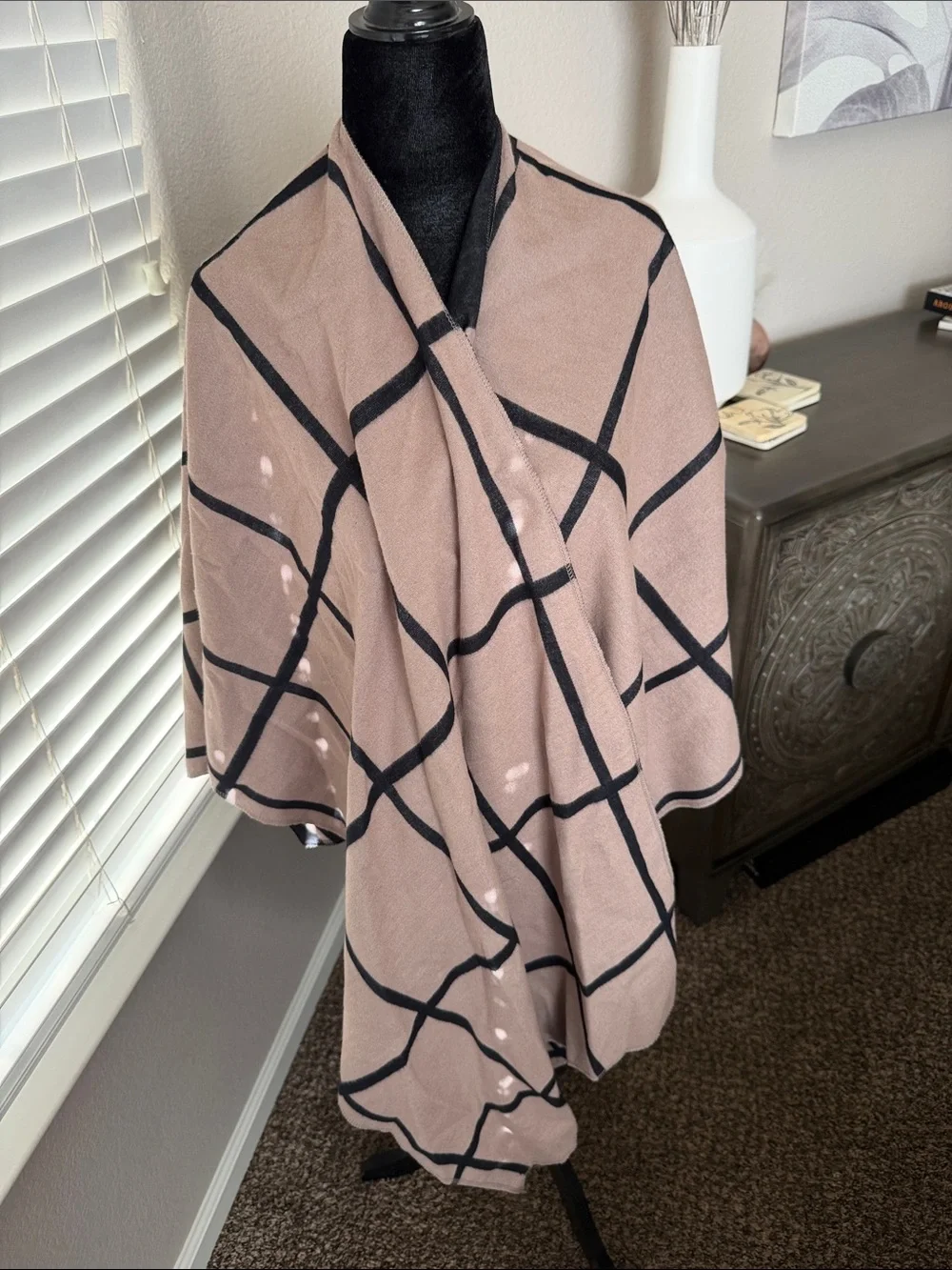 Reversible Women’s Wrap Black & Tan